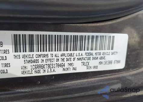 2014 Ram 1500 Express from USA, damaged, VIN 1C6RR6KT9ES170464